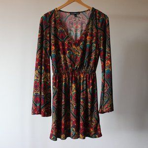 70's Vibe Mini Dress